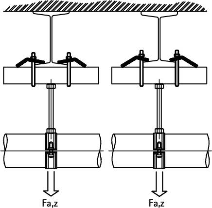 6587011 Монтажные профиля BIS Балочный зажим нерж. монтаж между стенками стальных конструкций WALRAVEN  - Вид №2