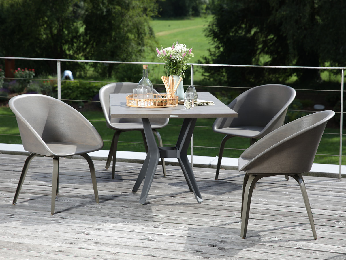 98.00.0877 Набор формул 9 шт. - вкл. 4x кресла Formula, 4x подушки (цвет на ваш выбор), 1x стол универсальный стол 90 × 160 Mbm