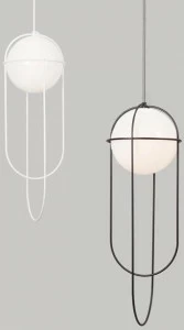 ANDlight Подвесной светильник из стали и стекла Orbit