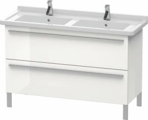 XL653802222 X-Large Тумбочка напольная Белый глянцевый декор