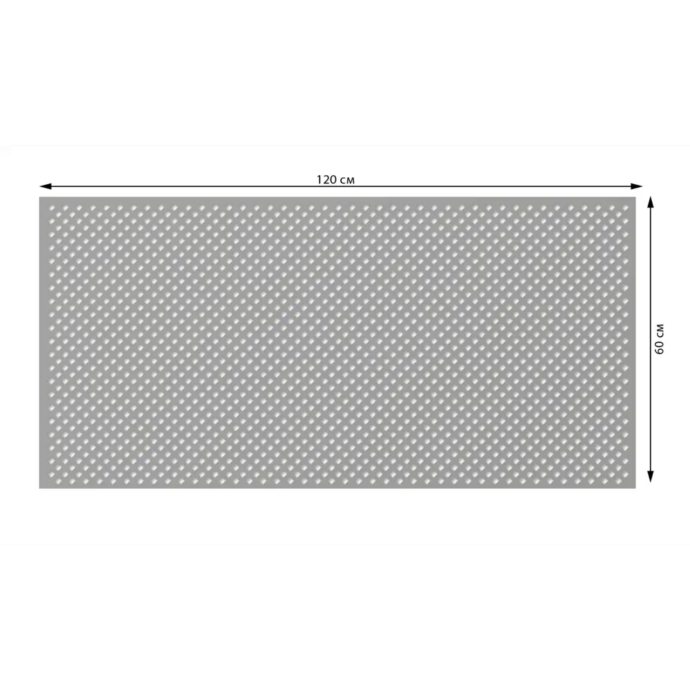 Фронтальная панель для радиатора Глория 120x60 см МДФ цвет серый 89452816 STLM-2073745 Santreyd  - Вид №1