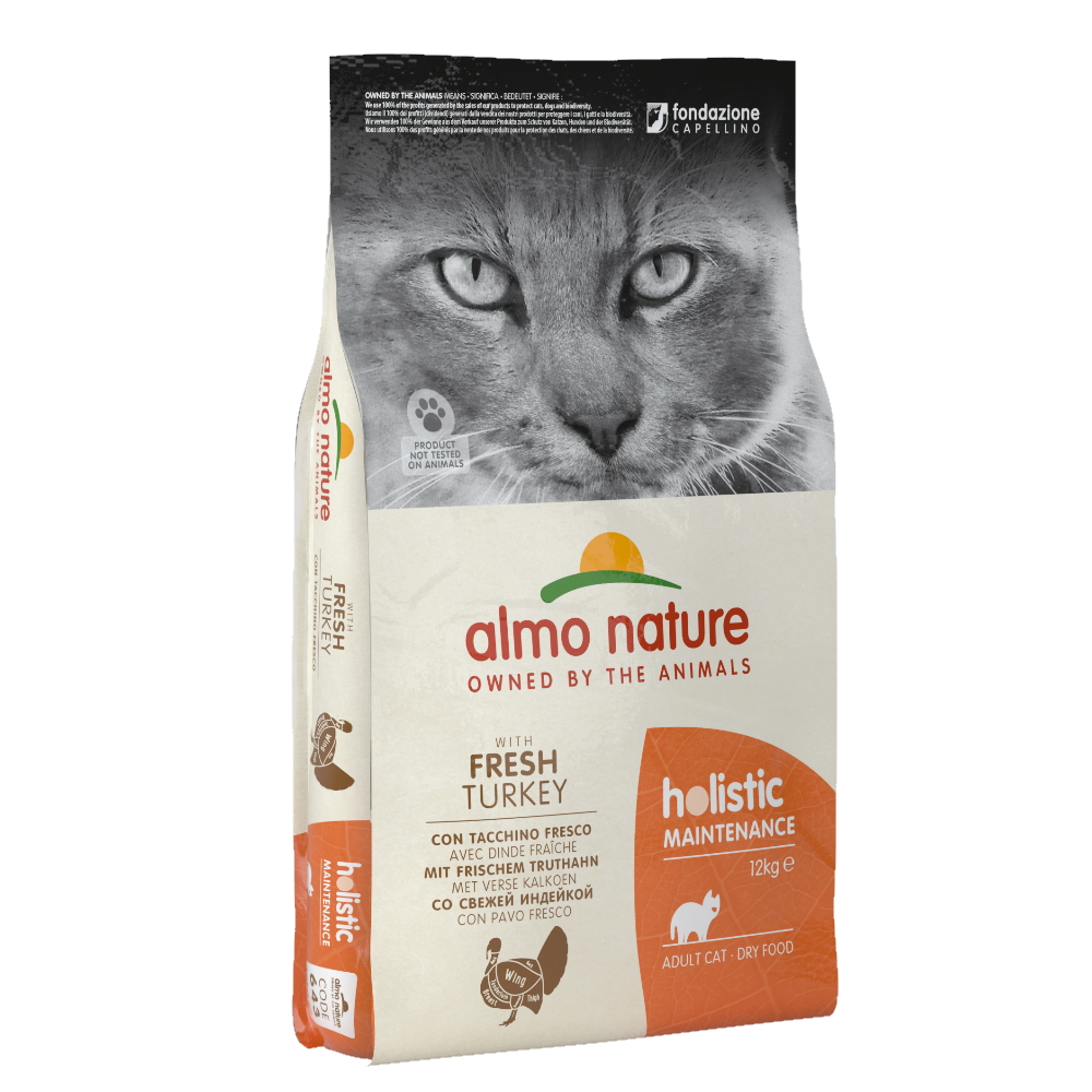 ПР0059721 Корм для кошек Holistic-Maintenance индейка сух. 12кг Almo Nature 