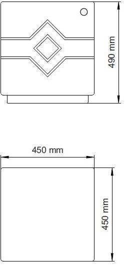ENCHO ENCHEV - ETE Стационарный бетонный столбик для парковок  149  - Вид №3