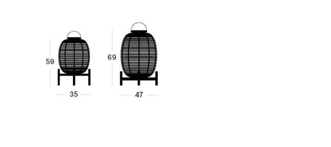Плетеный солнечный фонарь Vincent sheppard TIKA ARCH-00148953 - Вид №5