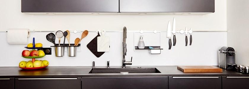 Mat Inter Система держателей для кухонной утвари из анодированного алюминия Bubble sun-id-1497684 - Вид №6