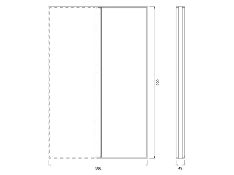 Прямоугольное травертиновое зеркало для ванной комнаты CEADESIGN SIXTY-аксессуары ARCH-00089387 - Вид №4