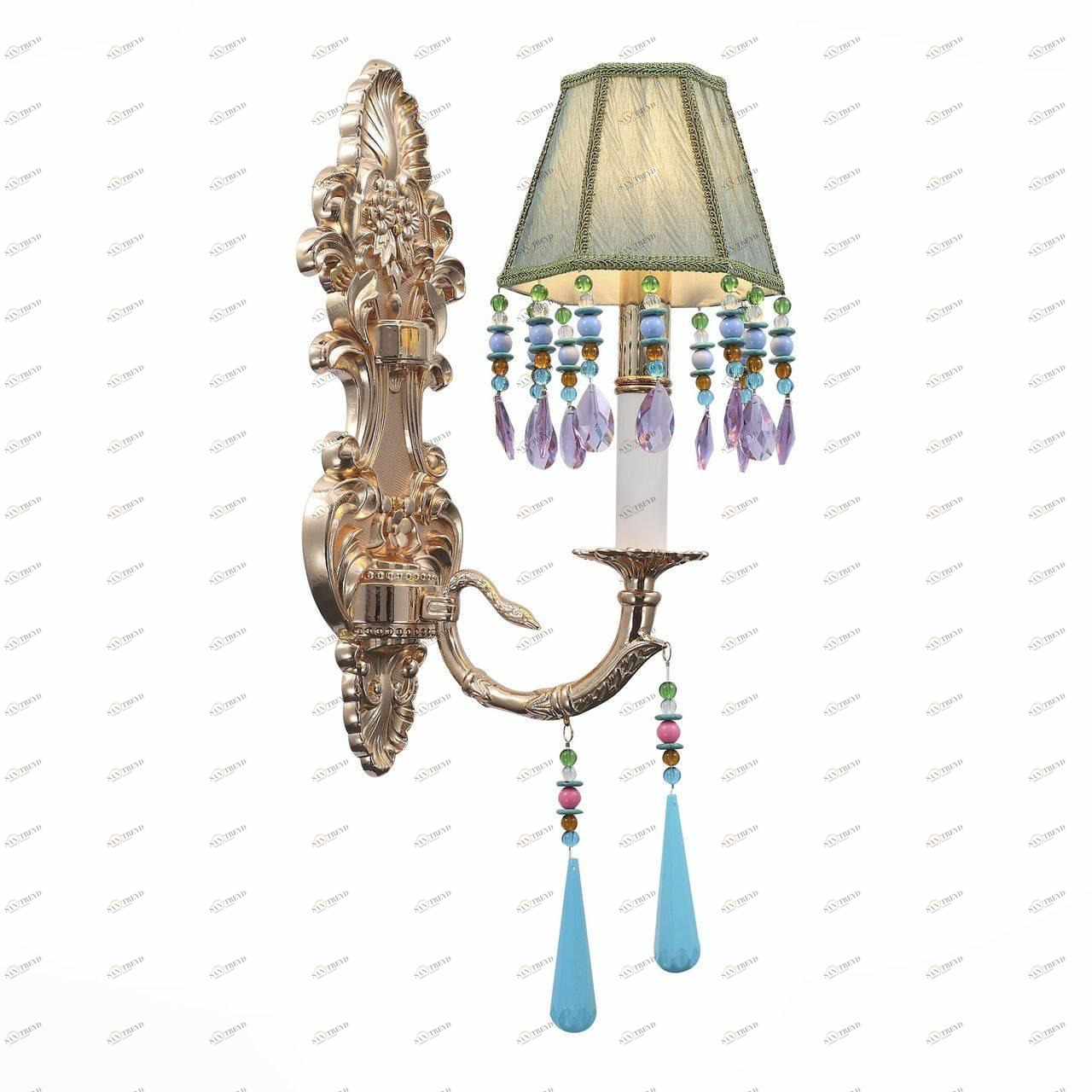 Бра ST Luce SL792.701.01 ST LUCE  078987 Голубой;золото;разноцветный 