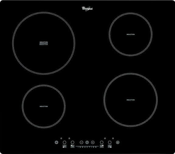 ACM 822/NE Встраиваемая варочная панель / индукционная, индукция, 4 зоны, сенсор, таймер, без рамки, черный Whirlpool Santreyd 