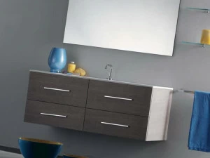 LASA IDEA Настенная тумба под умывальник с ящиками Thais