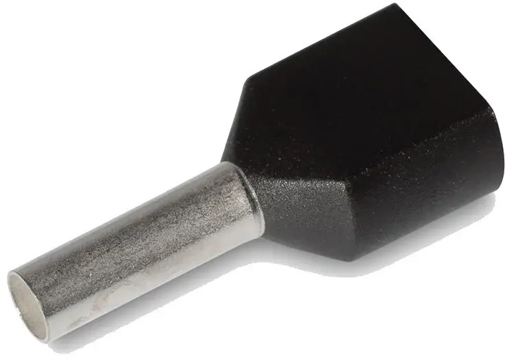 Наконечник-гильза DUWI НШВИ 2 для опрессовки проводов 1.5-12 мм 85346914