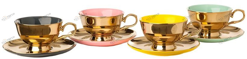 Pols Potten Набор фарфоровых чашек с блюдцем  230-400-522 