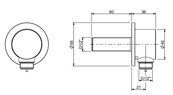Набор для ванны с 5 отверстиями и ручным душем COCOON Piet Boon ARCH-00120258 - Вид №5