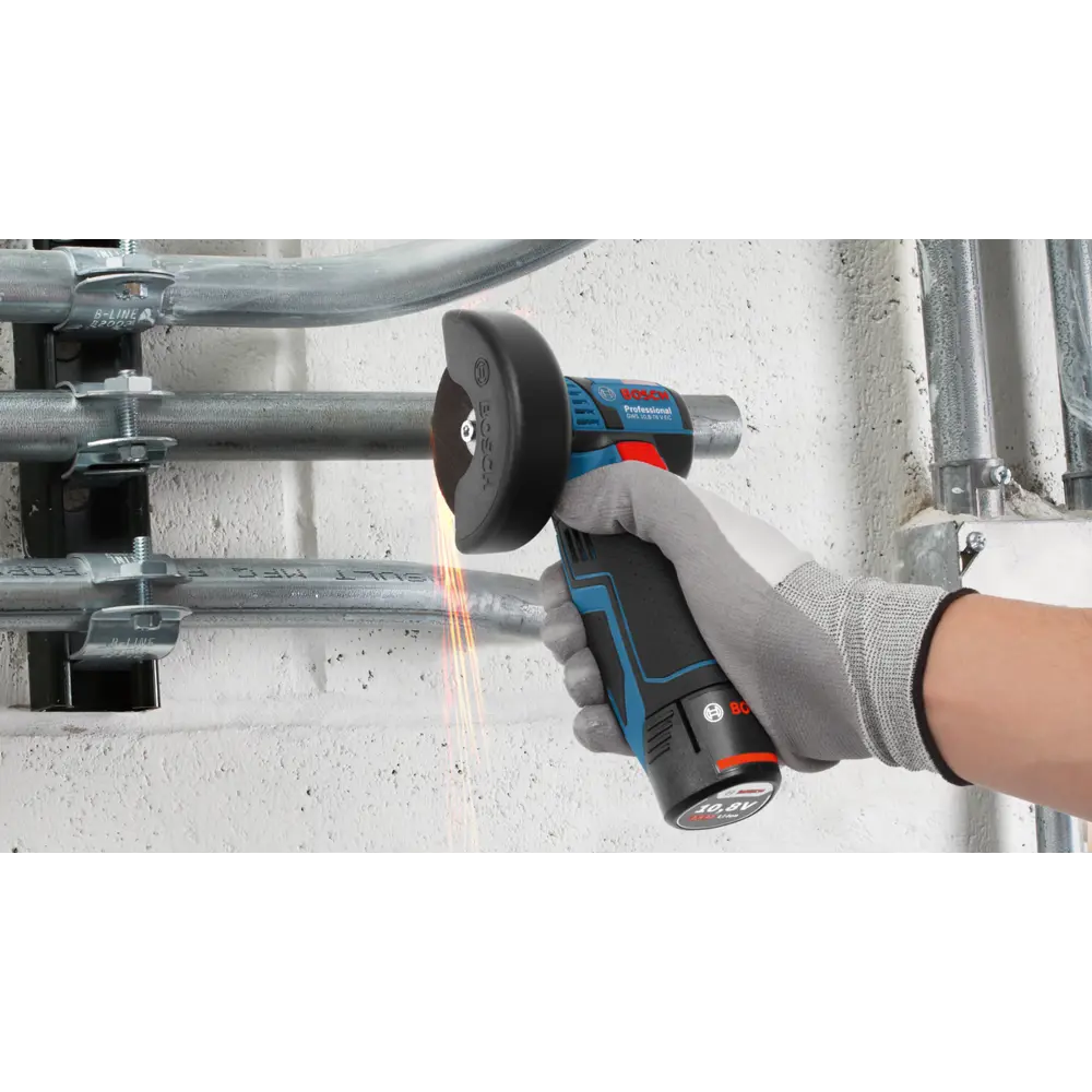 УШМ аккумуляторная бесщеточная Bosch GWS 12V-76 06019F2000, 12 В Li-ion, 76 мм, без АКБ и ЗУ 82041124 STLM-2007469 BOSCH PROFESSIONAL  - Вид №7