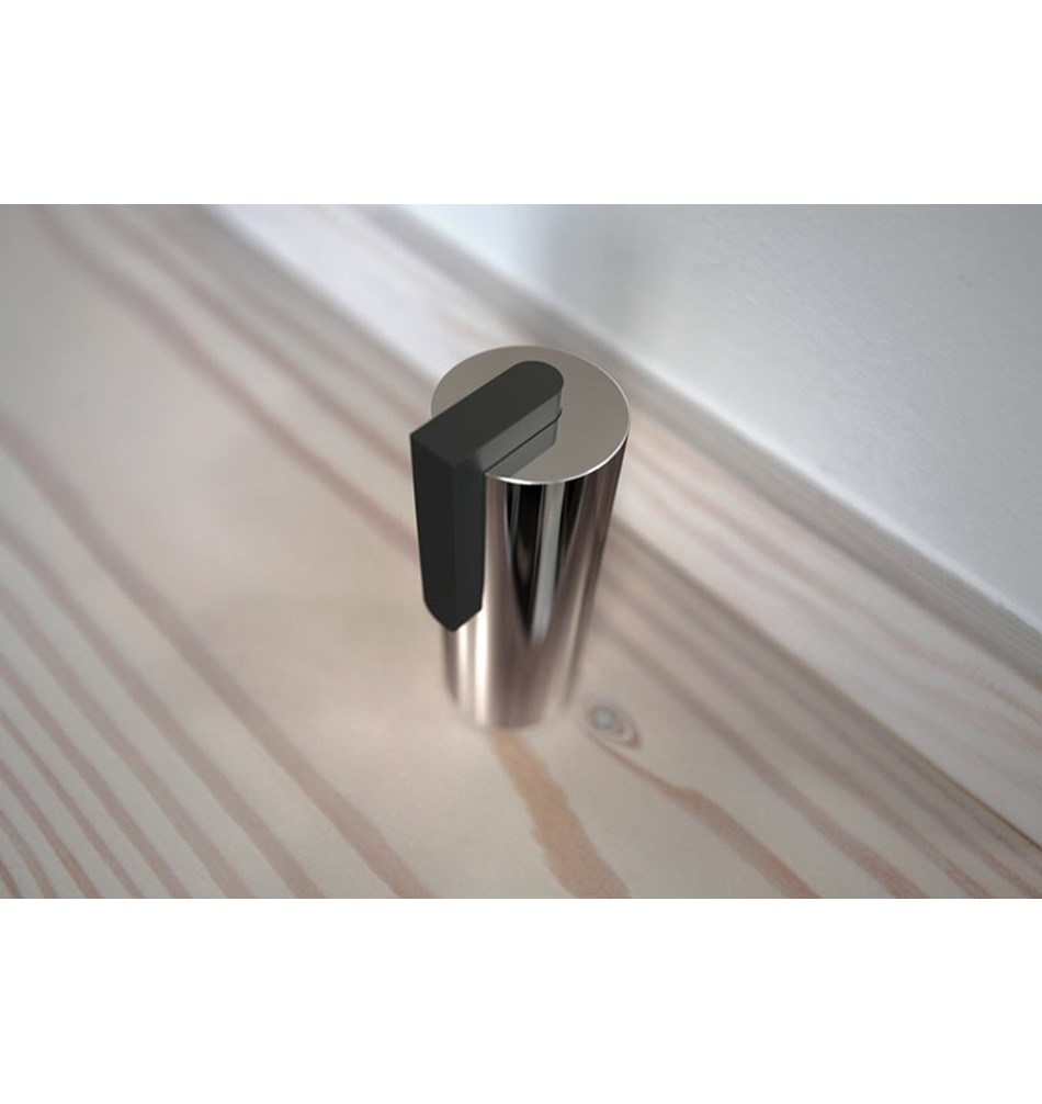 FROST Дверной упор 2, 75 мм » полированный / черный Нержавеющая сталь Полированный O1931-1  - Вид №7