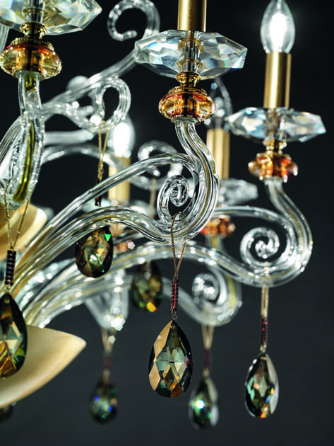 Euroluce Lampadari Люстра сусальным золотом и кристаллами swarovski® Venere special edition sun-id-1439039 - Вид №1