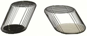 Roche Bobois Сервисный стол из стали Les contemporains