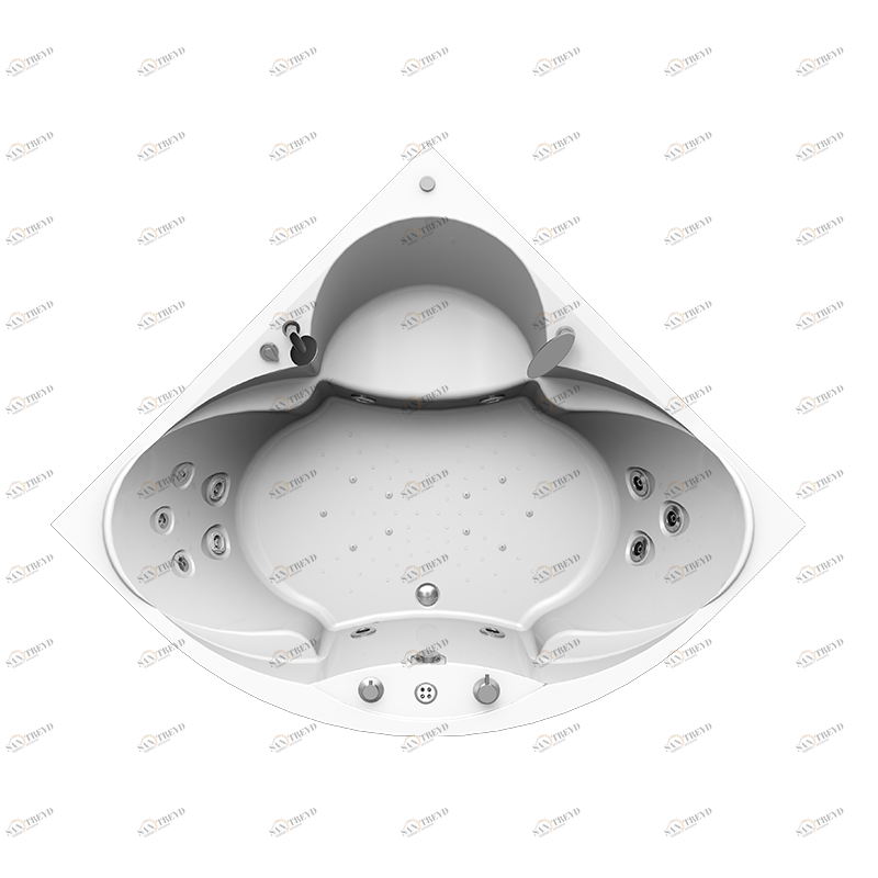 Гидромассаж "Спортивный Chrome" на ванну Филадельфия (двигатель 1500 Вт, система "Turbo-pool", джет Релакс - 8 шт., джет Магнус - 4 шт.) Radomir 1-65-2-0-3-042