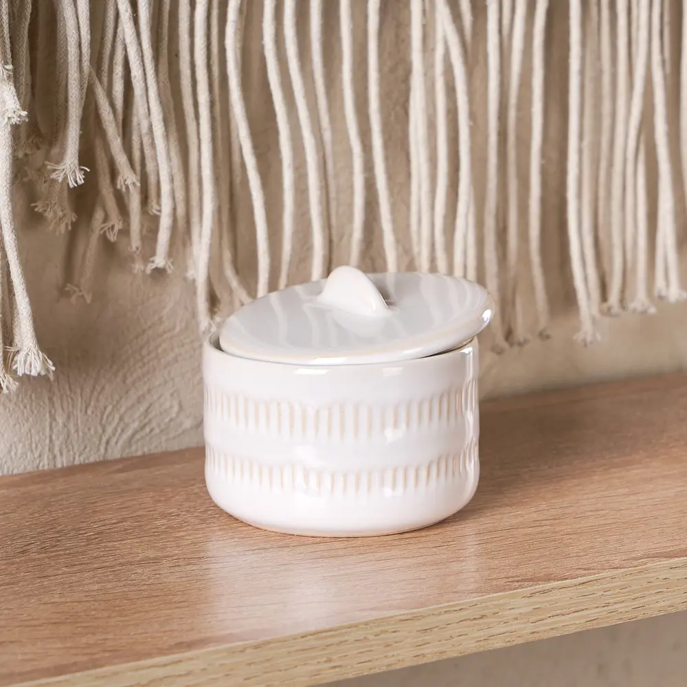 Керамический контейнер для ватных дисков MOROSHKA Nebeskvit 89355581 STLM-1405311 - Вид №5