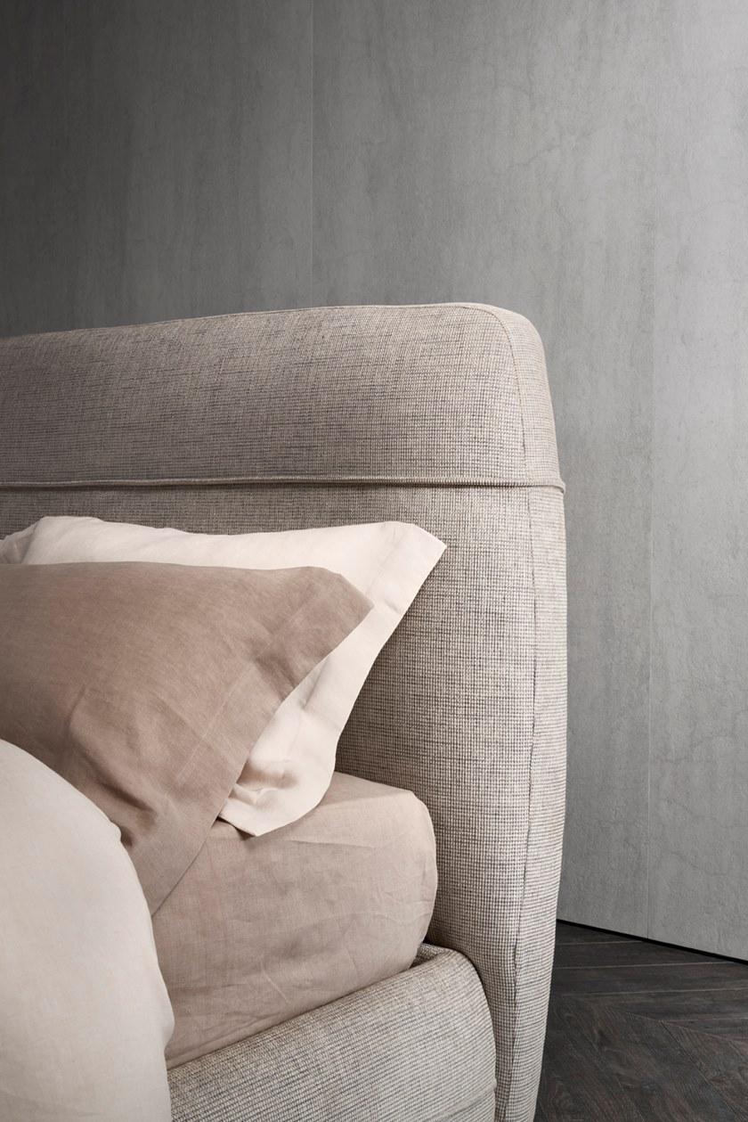 Flou Двуспальная кровать с обивкой из ткани sun-id-1516236 - Вид №1