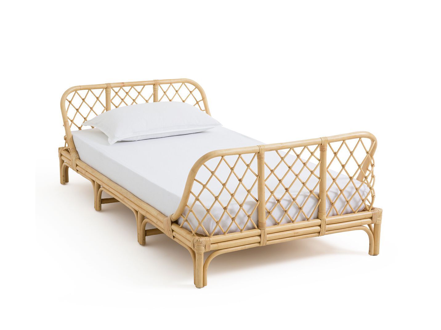 Плетеная односпальная кровать AMPM KATSUKI ARCH-00098330 - Вид №1