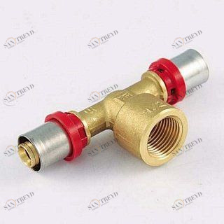 Тройник BP  20х3/4"x20 пресс TIEMME 1650079