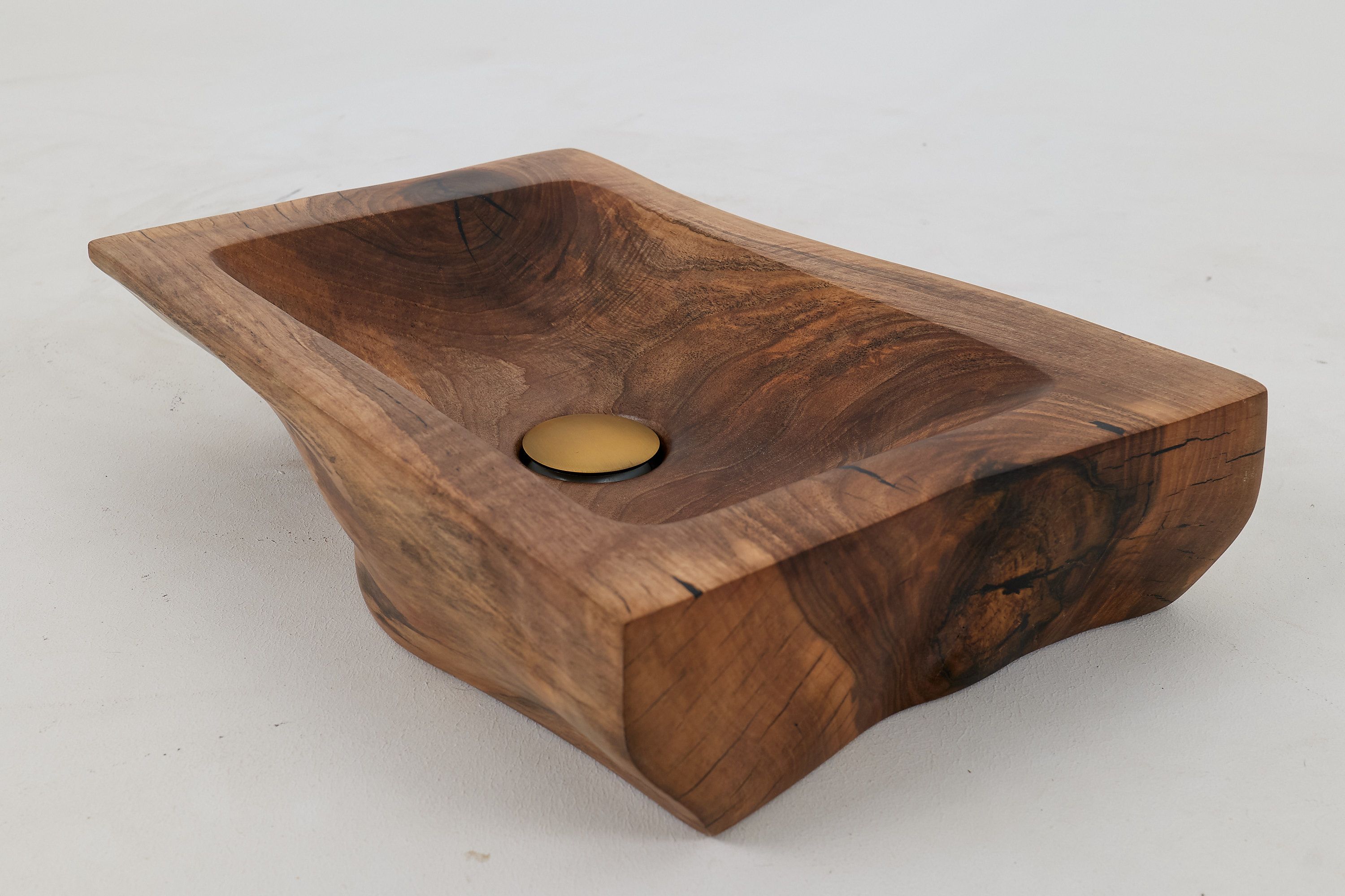 Твердая деревянная раковина / умывальник Logniture Banik ARCH-00028830 - Вид №11