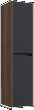 Link Высокий Гардероб Аркадия-Антрацит / LK2145.00.ARA Link Creavit - Вид №1