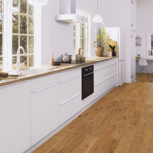 Массивная доска Boen Solid Plank Antique Дуб Натур (Гладкая) 800-2220х137 мм EACAVKWD - Вид №2