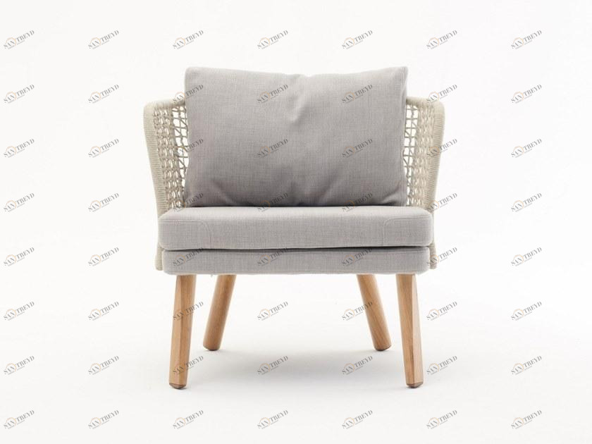 Varaschin Веревочное садовое кресло с подлокотниками Emma 236l