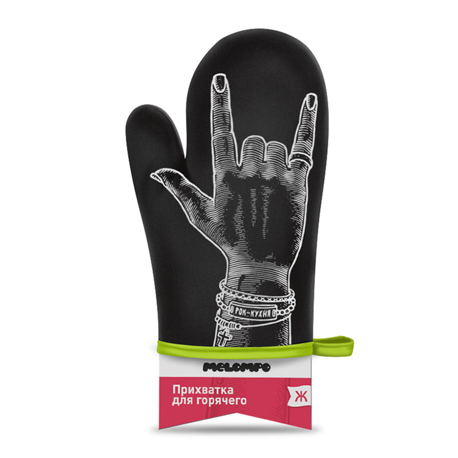 Mel19-7 Прихватка "рок кухня", женская Melompo 