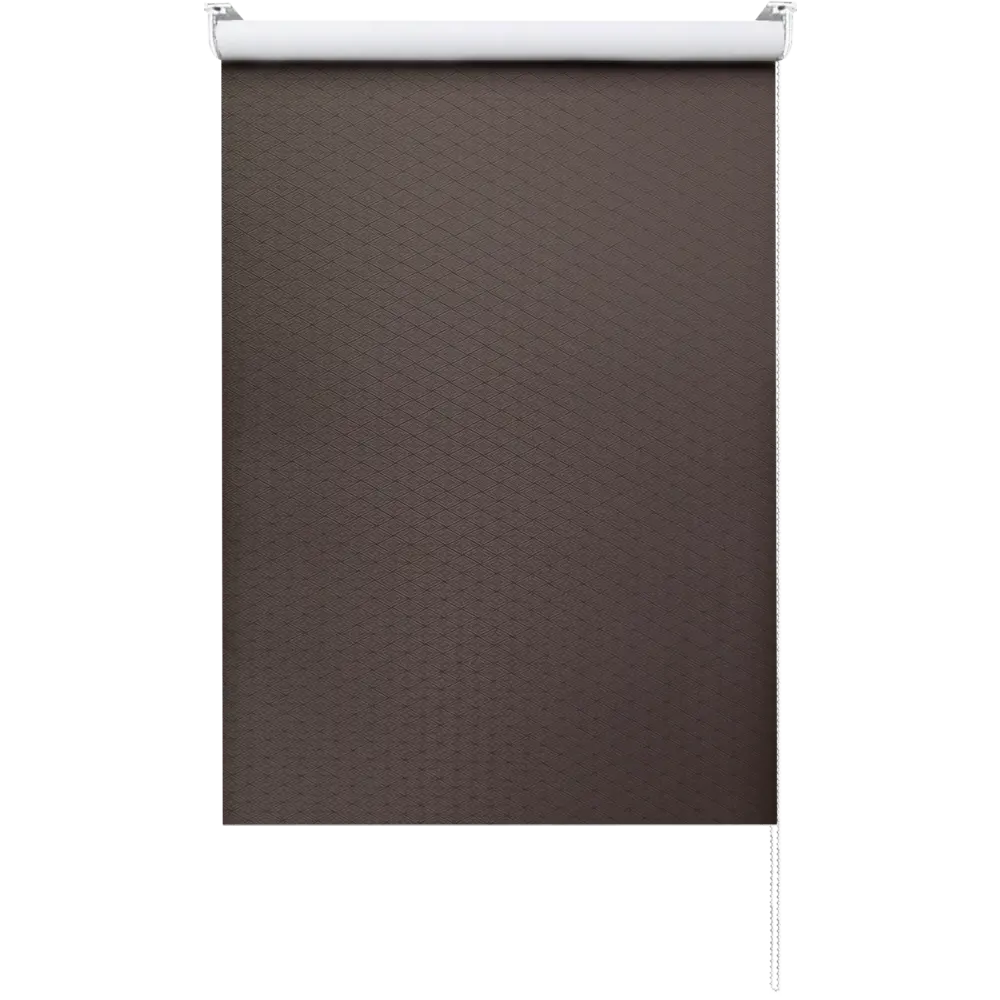 Штора рулонная блэкаут Ромб 60x160 см коричневая ЭСКАР STLM-2004613