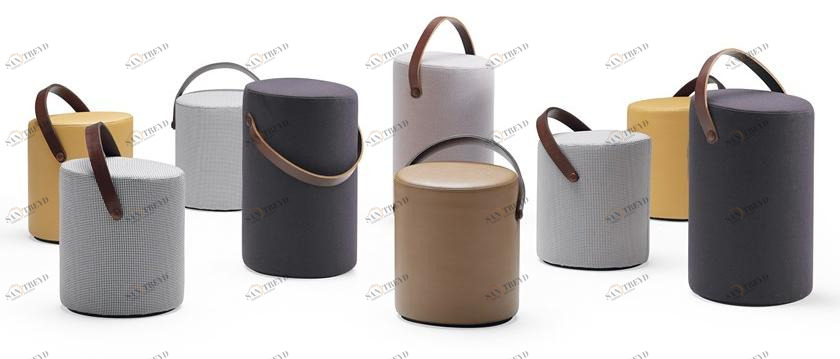 José Martínez Medina Низкий табурет из ткани Blacktone sun-id-1477342