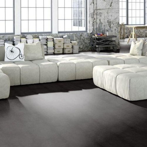 Кожаный пол CorkStyle Leather Boa Black Натуральная кожа (Рельефная) 915х305 мм 1001500004 - Вид №1