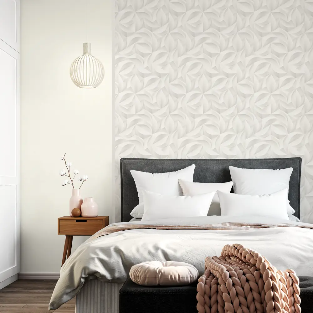 Обои флизелиновые Home Color Reflect белые 1.06 м HC71625-11 83534153 STLM-2191862 - Вид №2