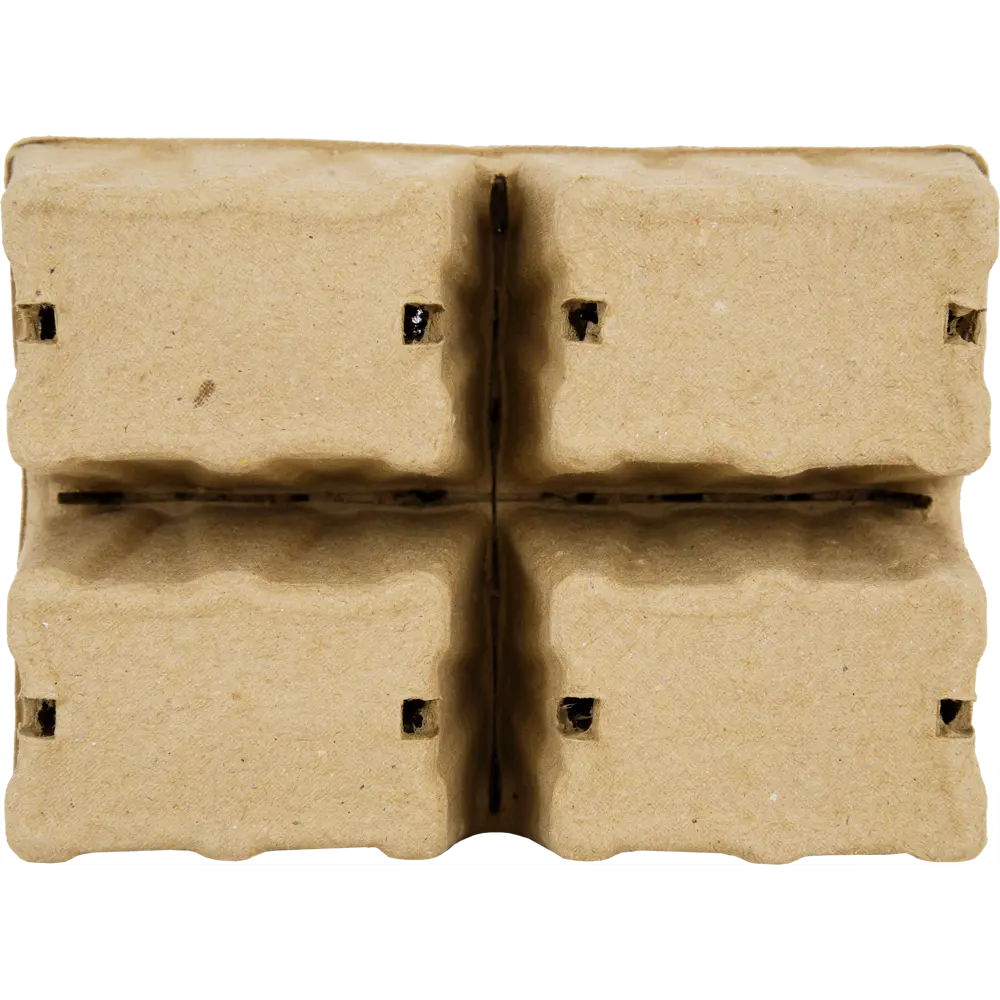 Кассета рассадная биоразлагаемая 4 ячейки 5 шт. 17491053 STLM-2058225 Santreyd  - Вид №2