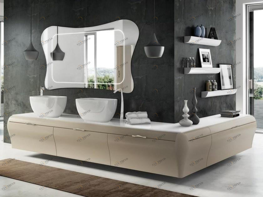 LASA IDEA Тумба под умывальник угловая модульная с ящиками Gaudì sun-id-1422289