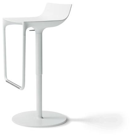 Wiesner-Hager Регулируемый по высоте барный стул из полиуретана с подставкой для ног Macao 2250 - Вид №4