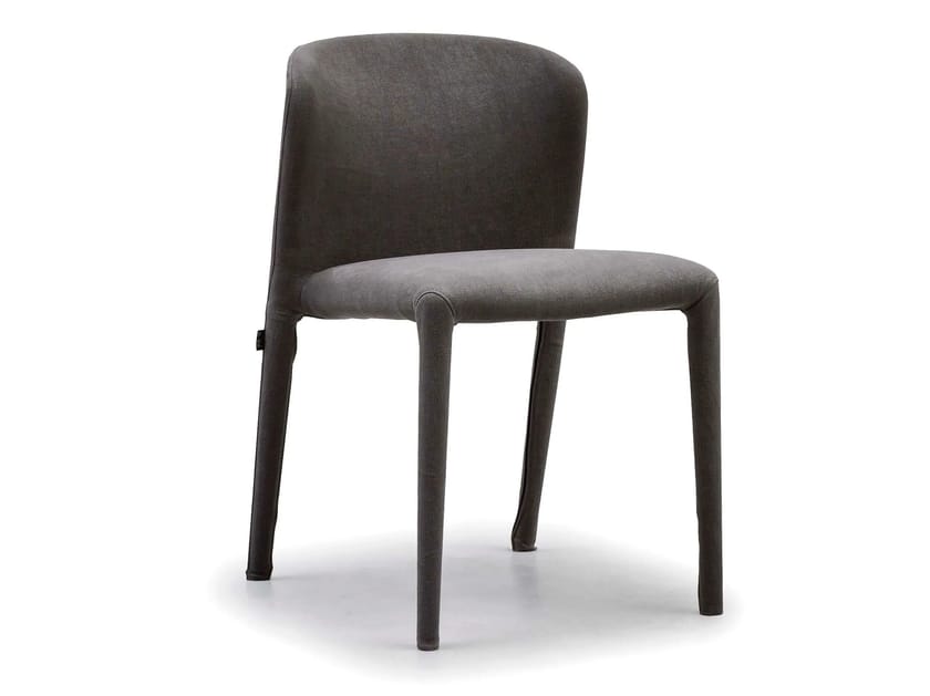 Штабелируемый кожаный мягкий стул Alf DaFrè KAROL ARCH-00140189