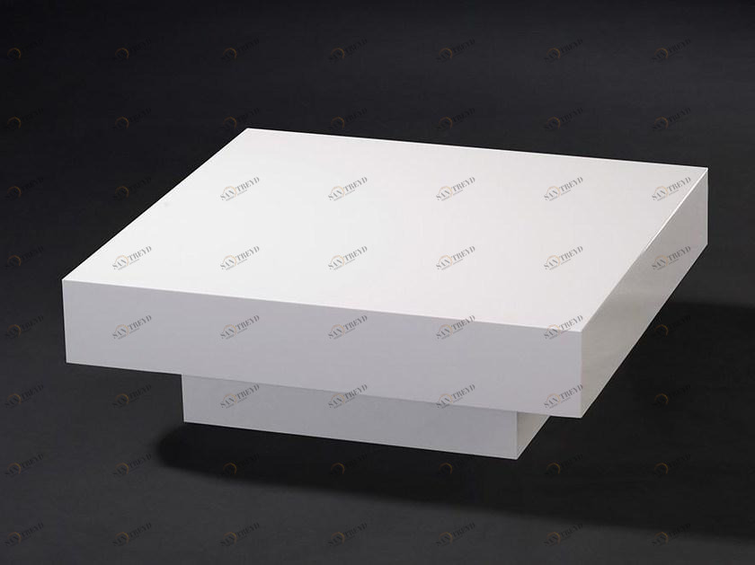 VGnewtrend Низкий квадратный журнальный столик для гостиной Cadeau sun-id-1469192