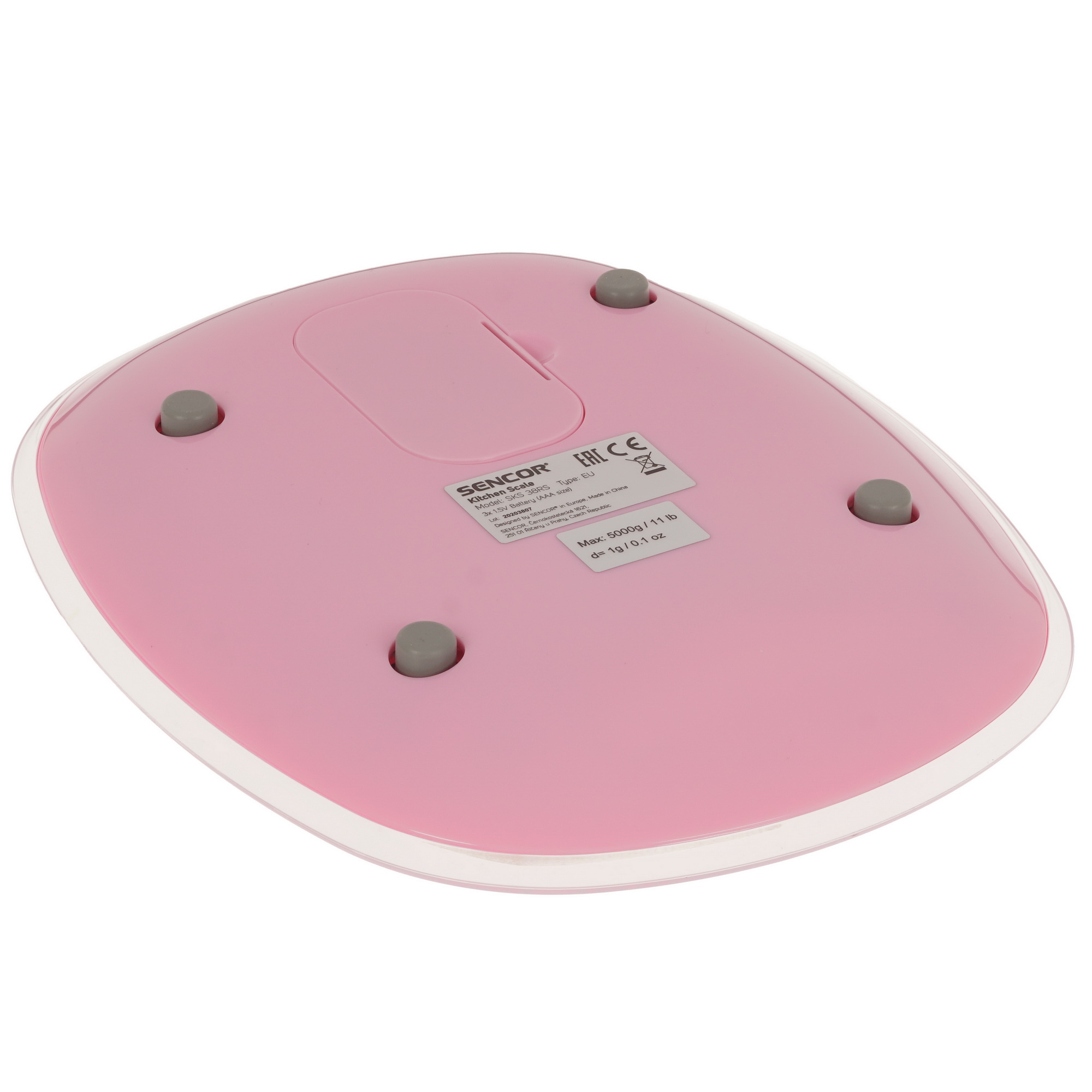 9904541 Кухонные весы SENCOR SKS 38RS розовый STDN-0075782 - Вид №4