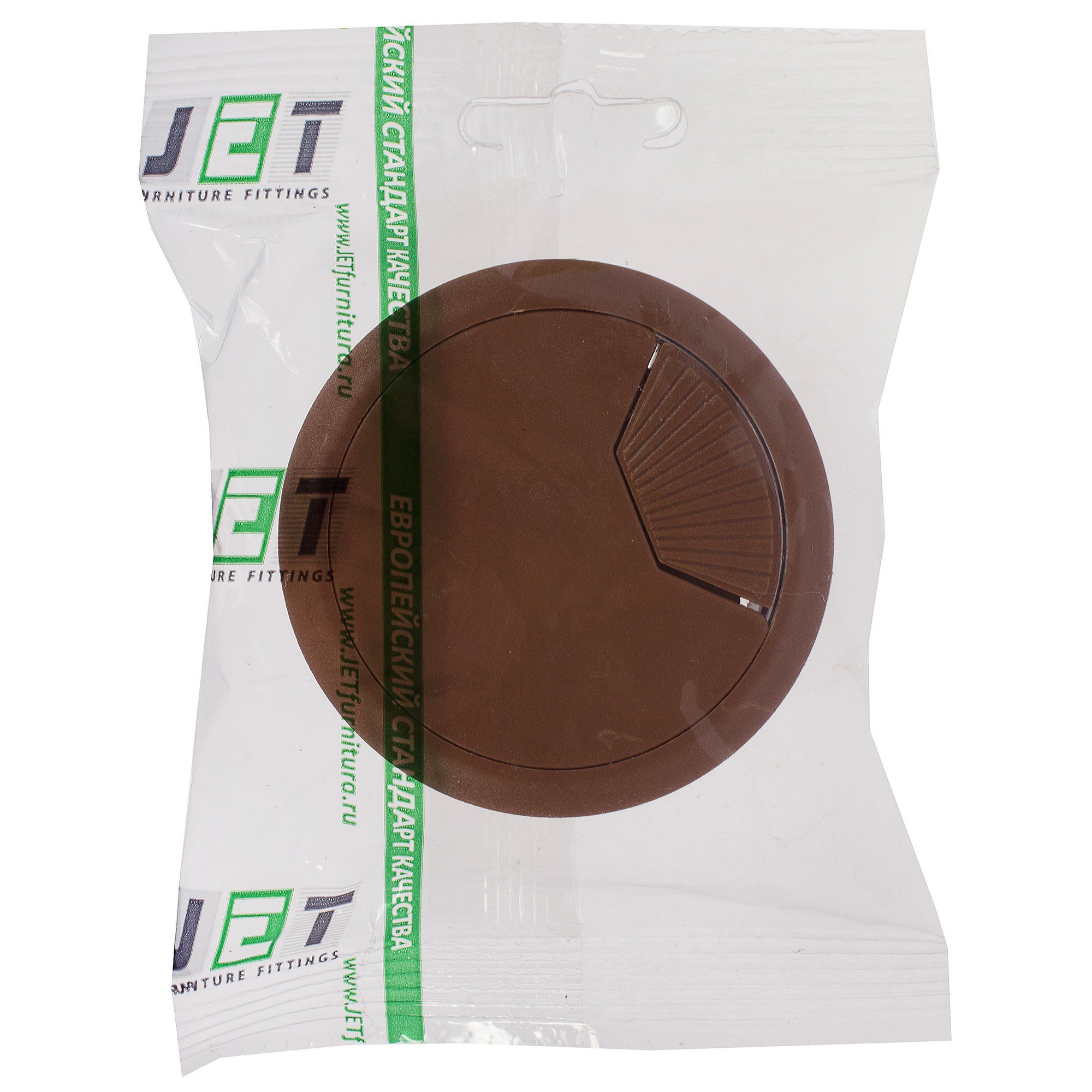 12597000 Заглушка кабель-канала d60 мм пластик цвет светло-коричневый STLM-0002261 JET  - Вид №1