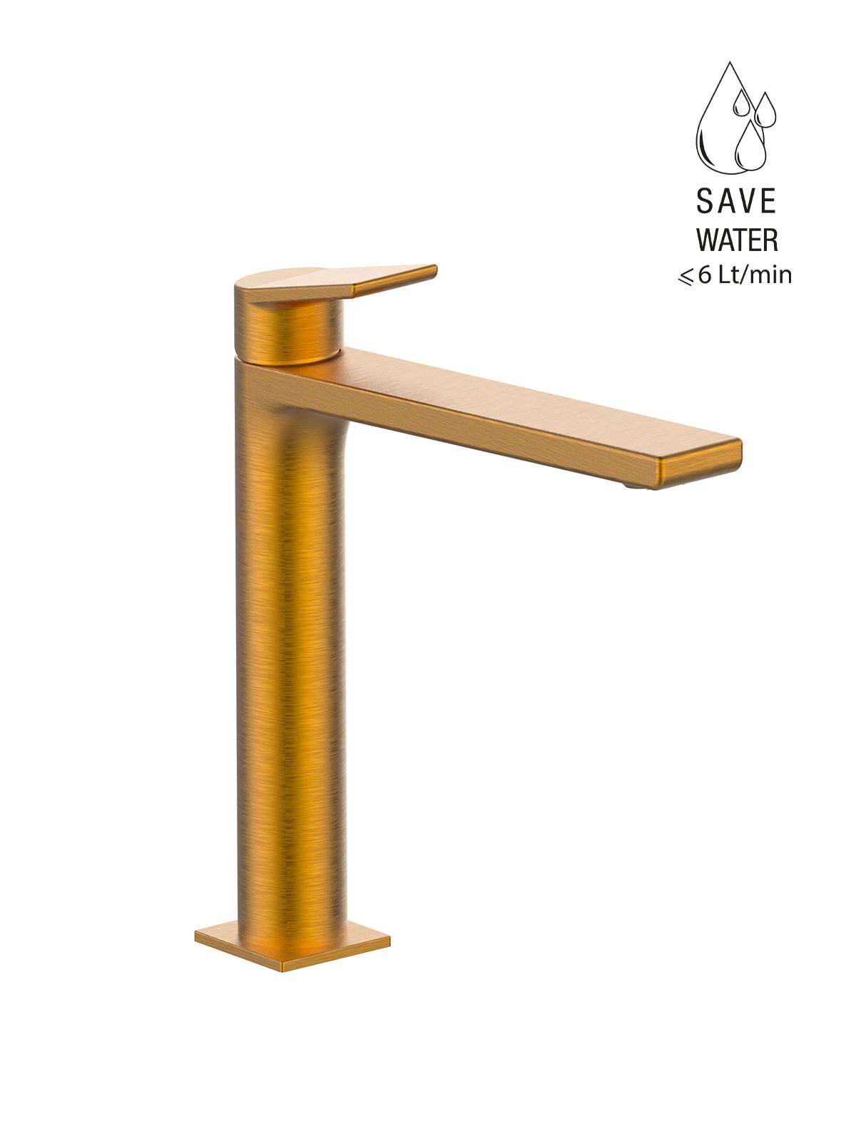 Смеситель для раковины с высоким верхом без слива Rubinetterie Frattini Gintonic ARCH-00008802 - Вид №6