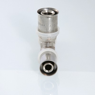 VTm.231.N.322032 Пресс-фитинг – тройник Valtec 32 х 20 х 32 мм  - Вид №2