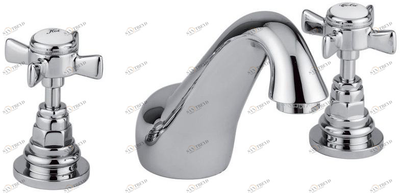 Rubinetteria Giulini Смеситель для раковины на 3 отверстия Kensington 3712a