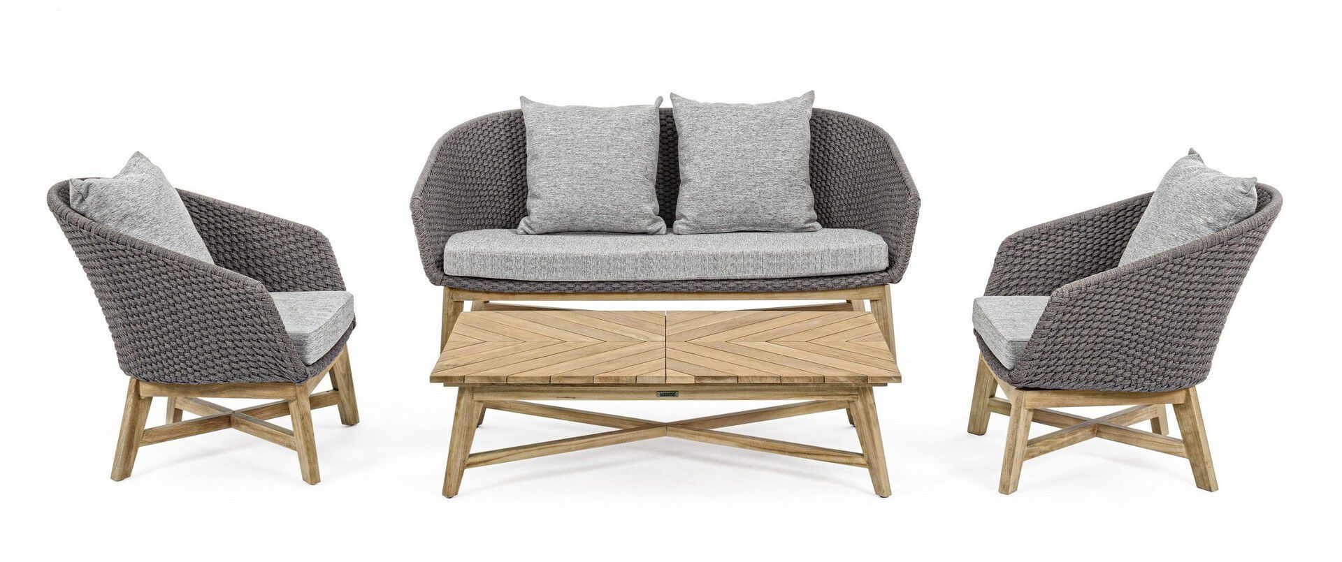 Прямоугольный садовый стол из тикового дерева BIZZOTTO Coachella ARCH-00001764 - Вид №6