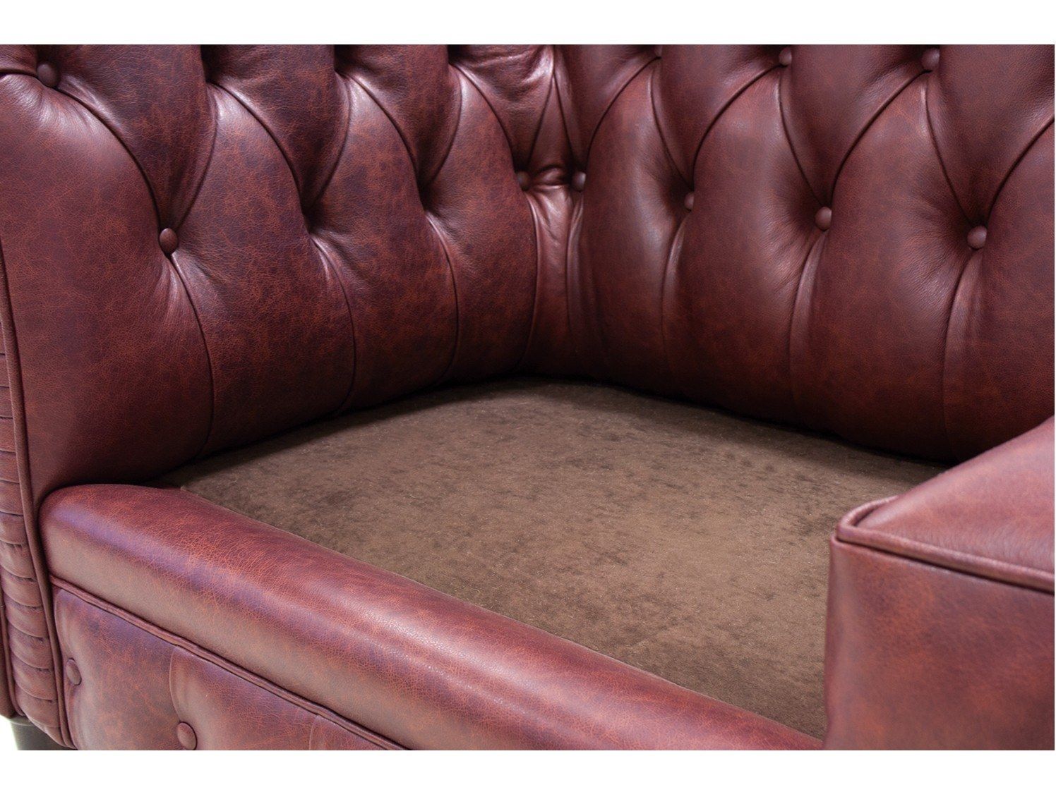 2-местный кожаный капитонный диван CREARTE COLLECTIONS Chesterfield Classic Origins ARCH-00042266 - Вид №11