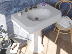 Керамическая подвесная раковина