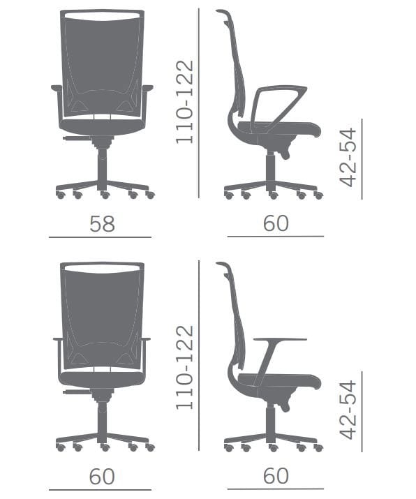 Операционный офисный стул Kastel KORIUM ARCH-00088533 - Вид №10