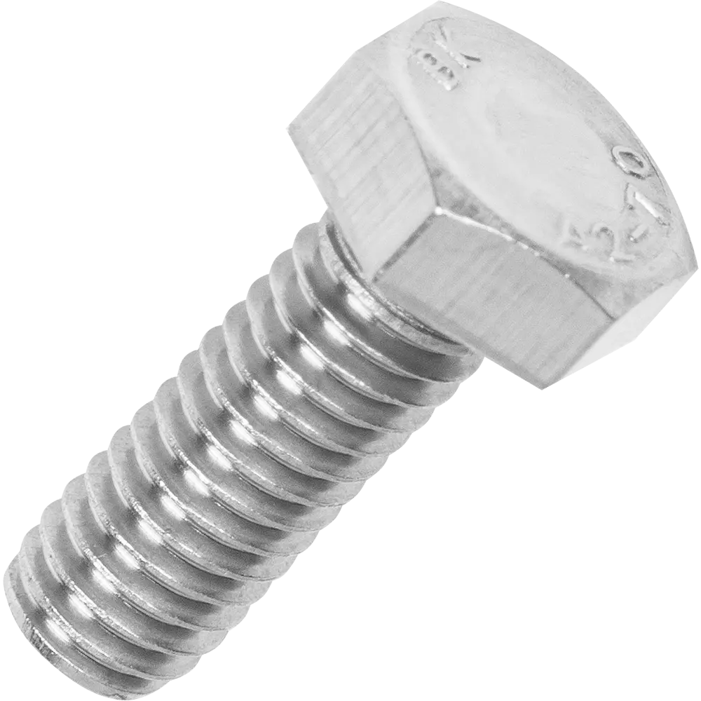 Болт М6x16 мм DIN 933, нержавеющая сталь, 8 шт. 82351098 STLM-2196588 Santreyd 