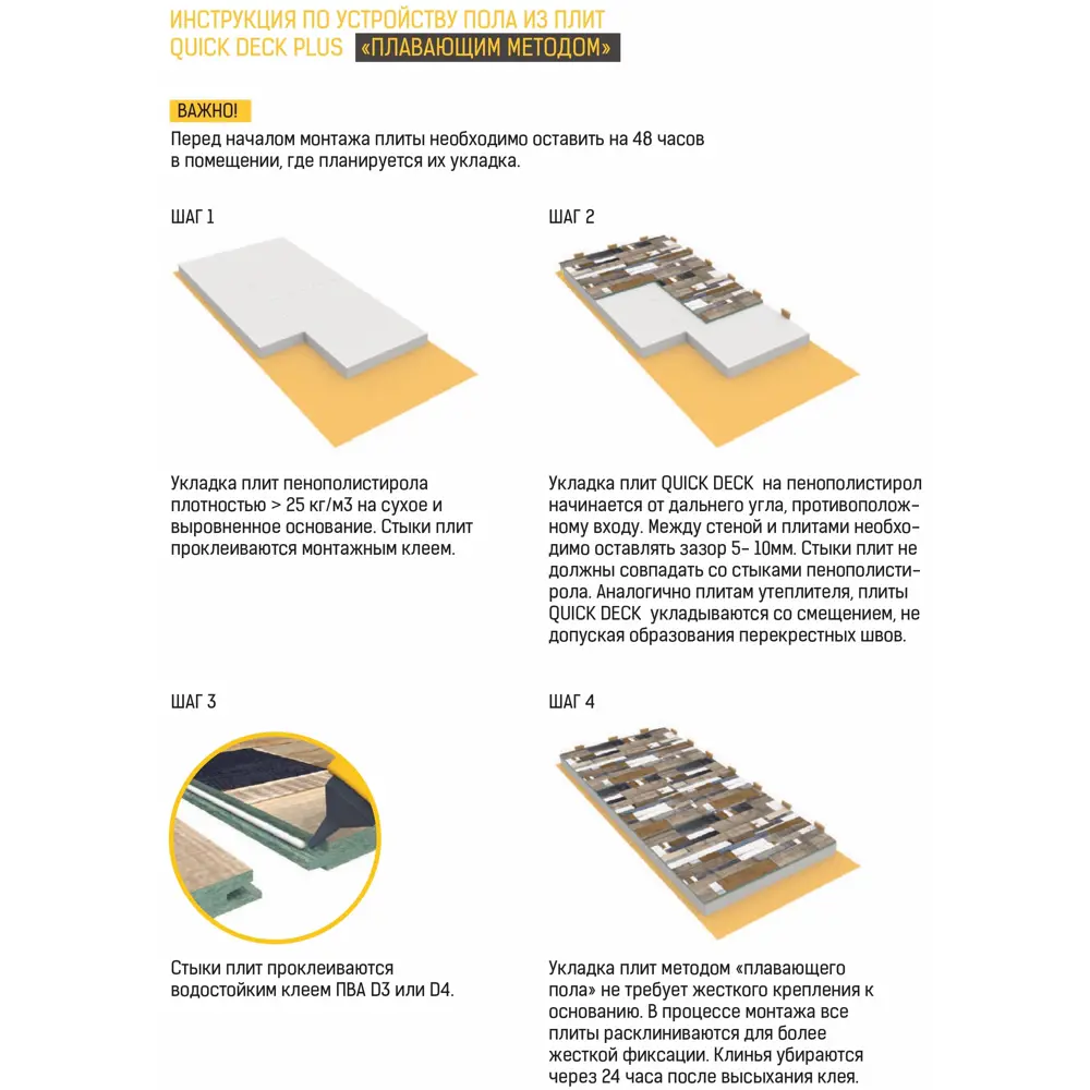 Строительная плита 16х800х1100 Наоми QUICKDECK STLM-2129529 - Вид №2